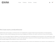 Tablet Screenshot of globalscentsandconcepts.com